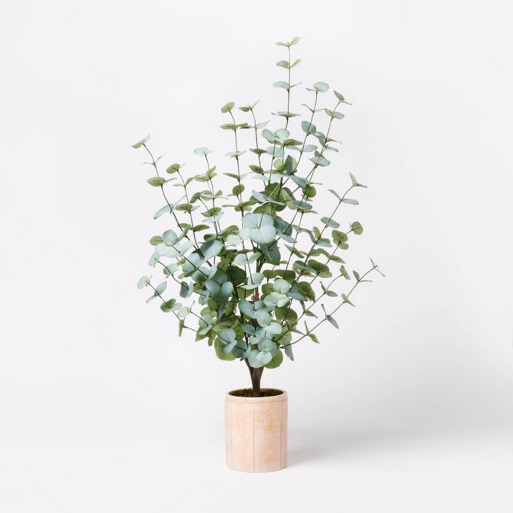 NIB THRESHOLD LARGE ARTIFICIAL EUCALYTUS PLANT
